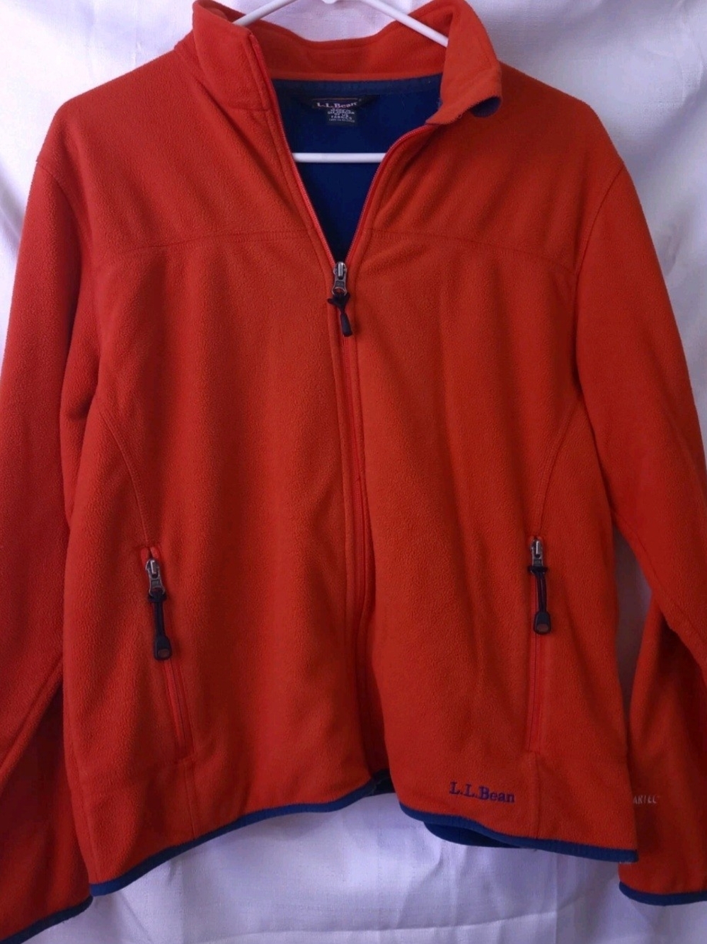 LL Bean Full Zip Classic Polartec Fleece Jacket Mock Neck Women's Sz Small